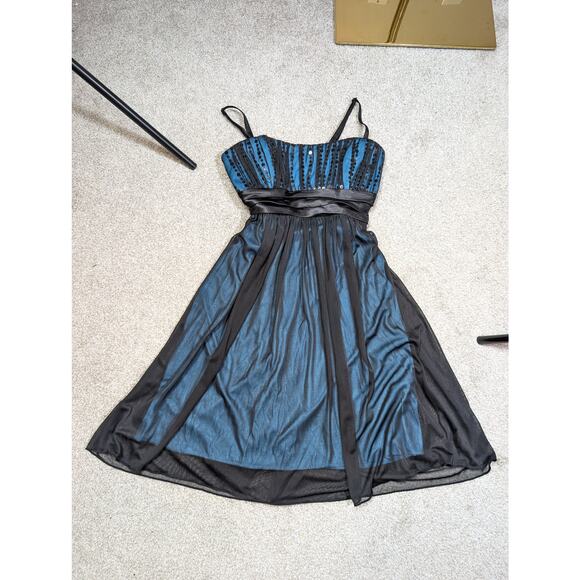Tulle Y2k Vintage Blue Dress - Picture 4 of 7